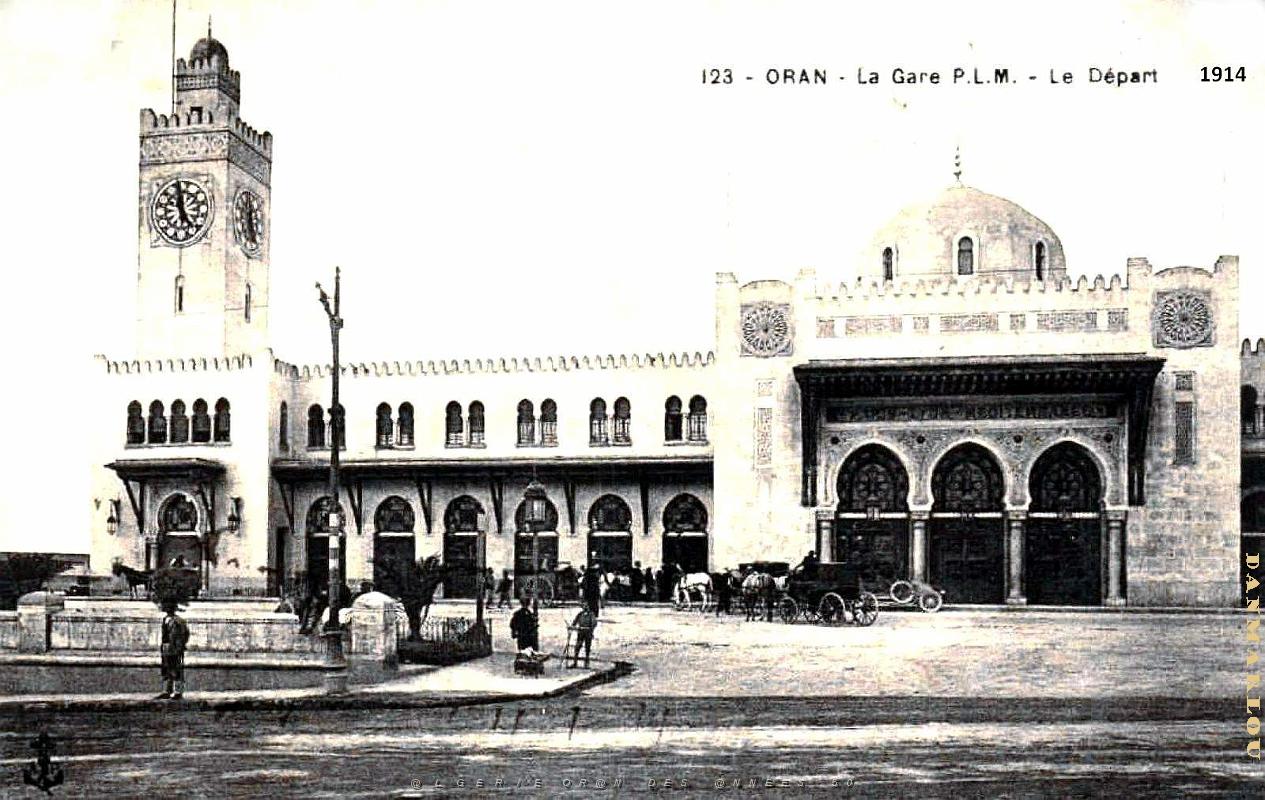 Oran - Gare PLM - Depart - 1914.jpg